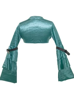 Fashion Retro Stage Halloween Steampunk Leather Gothic Cover-up