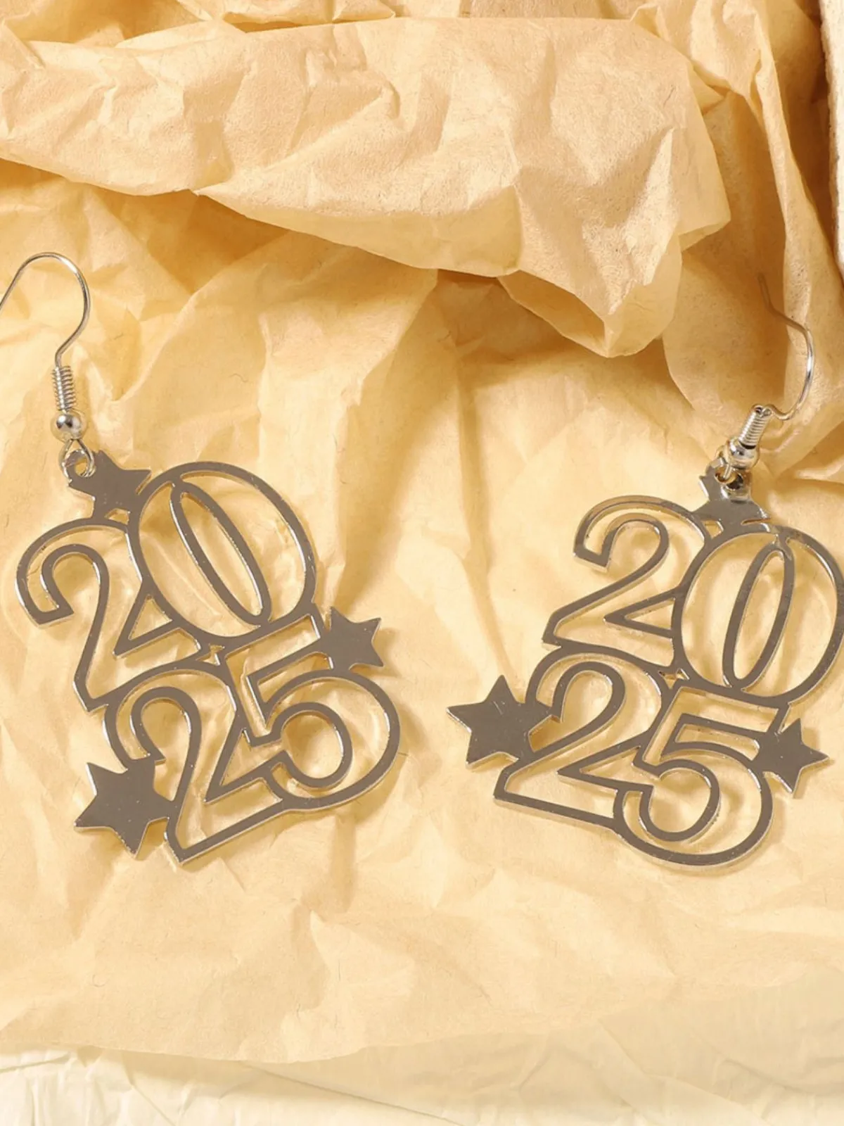 Best Retro Stage Hollow Numbers 2025 New Year's Eve Earrings