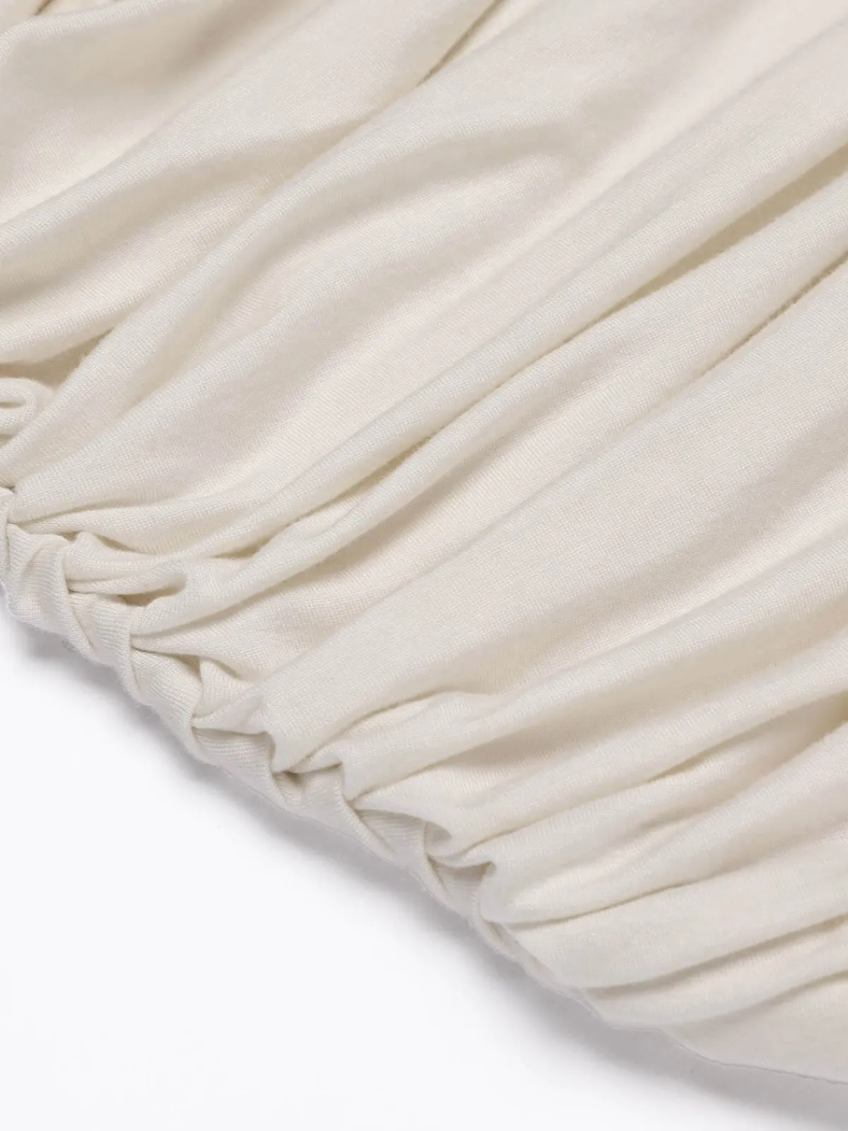 Clearance Retro Stage 1960s Cap Sleeve Slim Pleated Dress Ivory
