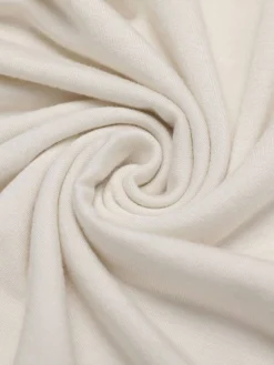 Clearance Retro Stage 1960s Cap Sleeve Slim Pleated Dress Ivory