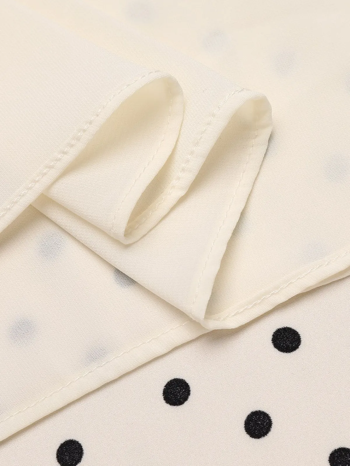 Clearance Retro Stage 1960s Polka Dot Halter Pencil Dress Ivory