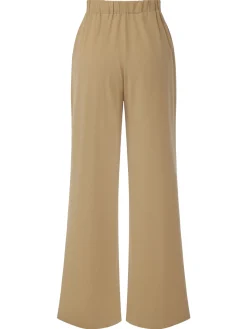 Fashion Retro Stage 1940s High Waist Wide Leg Pants Khaki