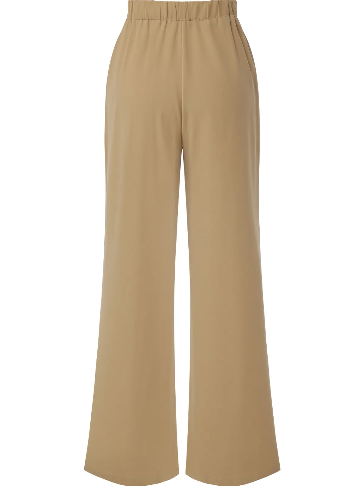 Fashion Retro Stage 1940s High Waist Wide Leg Pants Khaki