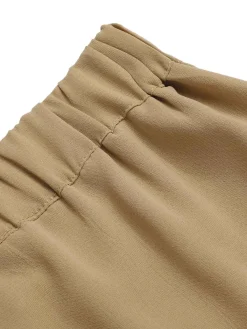 Fashion Retro Stage 1940s High Waist Wide Leg Pants Khaki