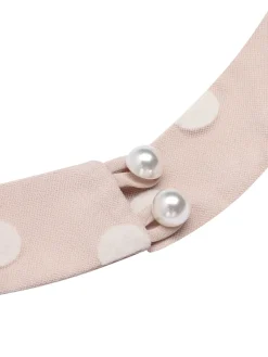 Clearance Retro Stage 1950s Halter Romper & Polka Dots Skirt Light Pink