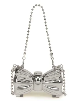Best Retro Stage Metallic Bow Beaded Chain Bag