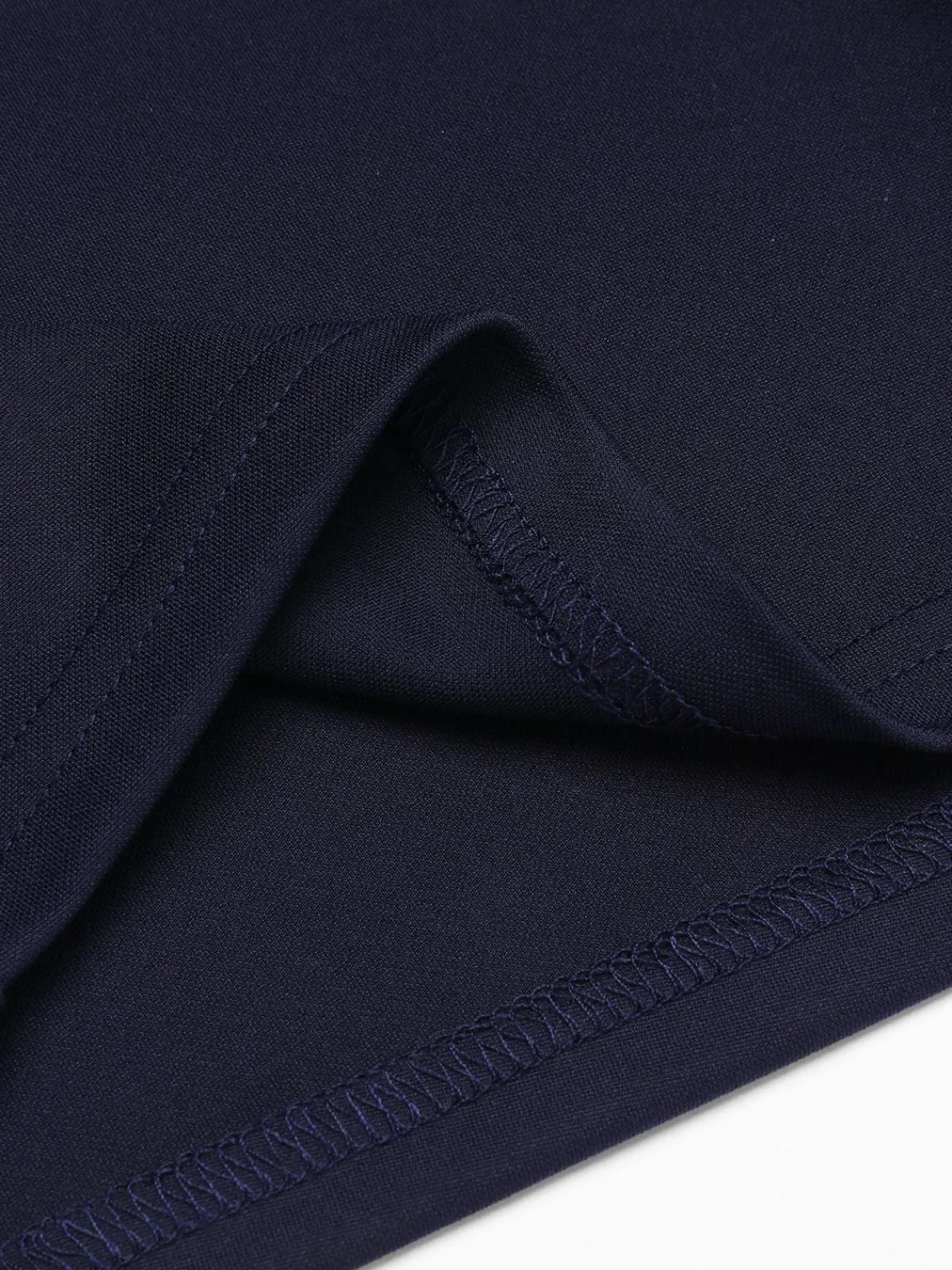 Online Retro Stage 1950s Patchwork Off-shoulder Striped Romper Navy Blue