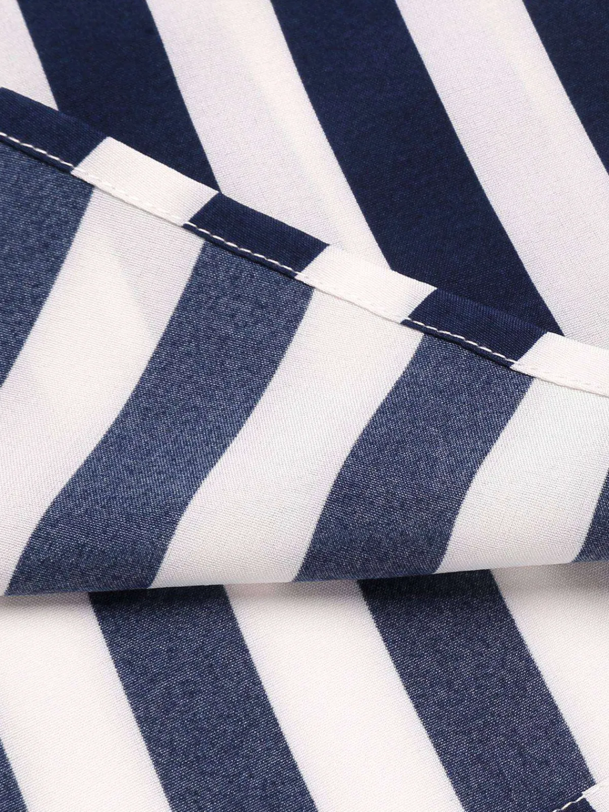 Discount Retro Stage Navy 1950s Stripes Sailor Romper & Skirt Navy Blue