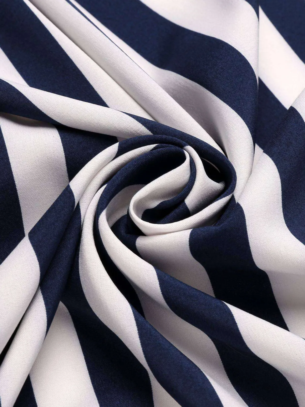 Discount Retro Stage Navy 1950s Stripes Sailor Romper & Skirt Navy Blue