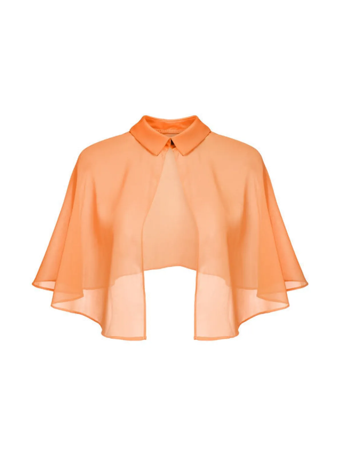 Hot Retro Stage 1950s Cape Patchwork Swing Dress Orange