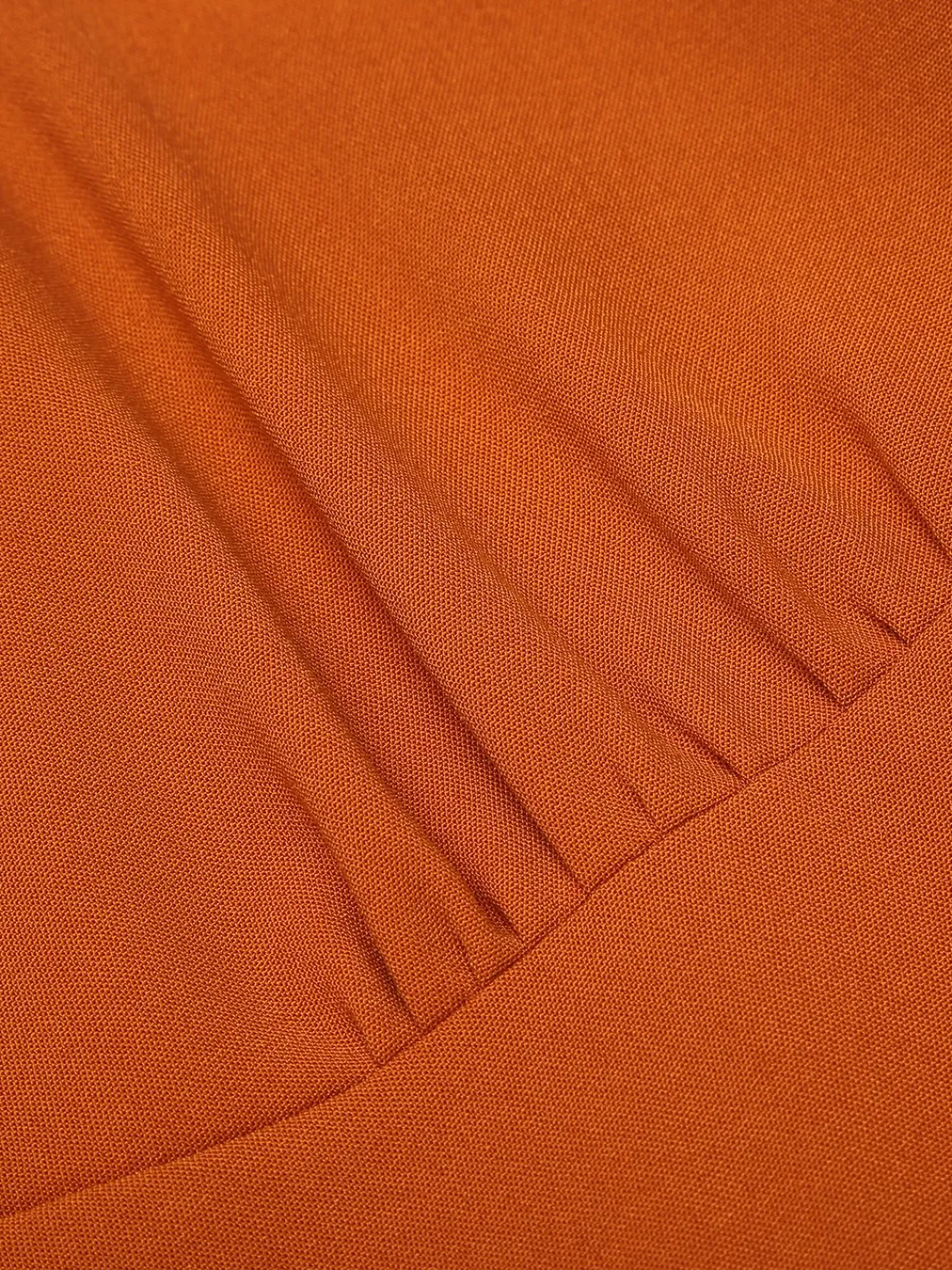 Clearance Retro Stage 1950s Cape Pumpkin Swing Dress Orange