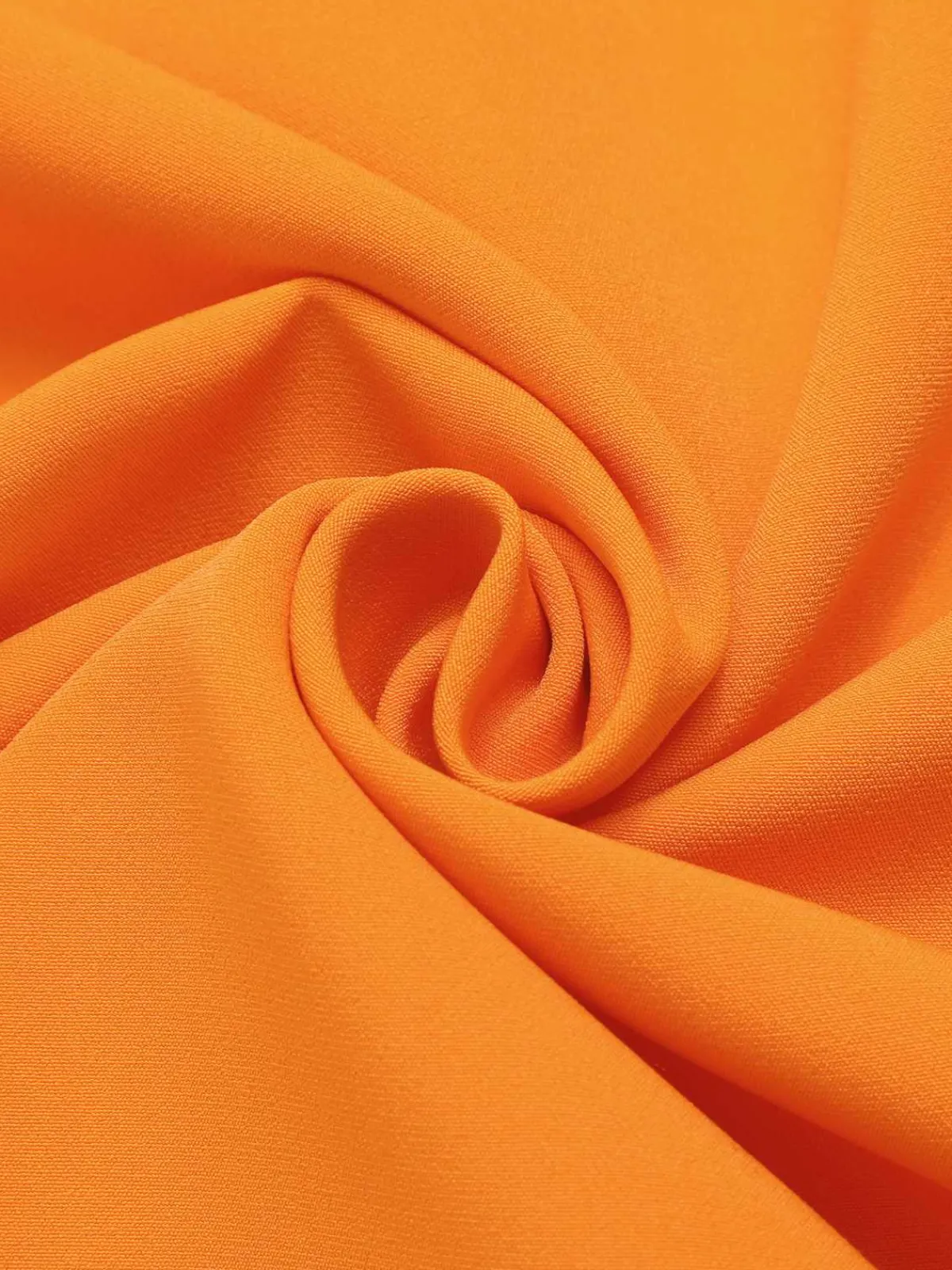 Discount Retro Stage Orange 1960s Crew Bowknot Sleeveless Dress