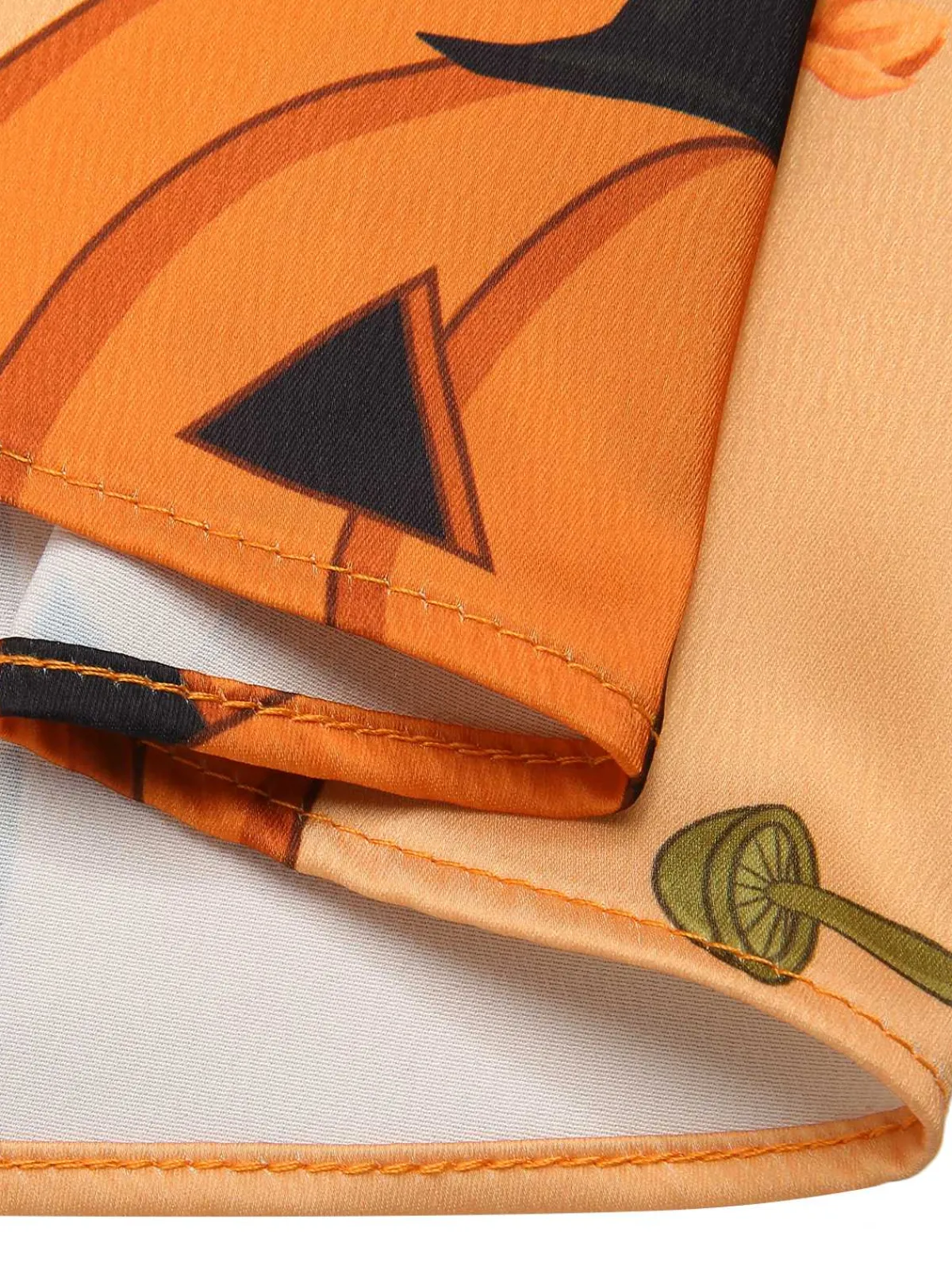 Outlet Retro Stage 1950s Halloween Sleeveless Beading Dress Orange