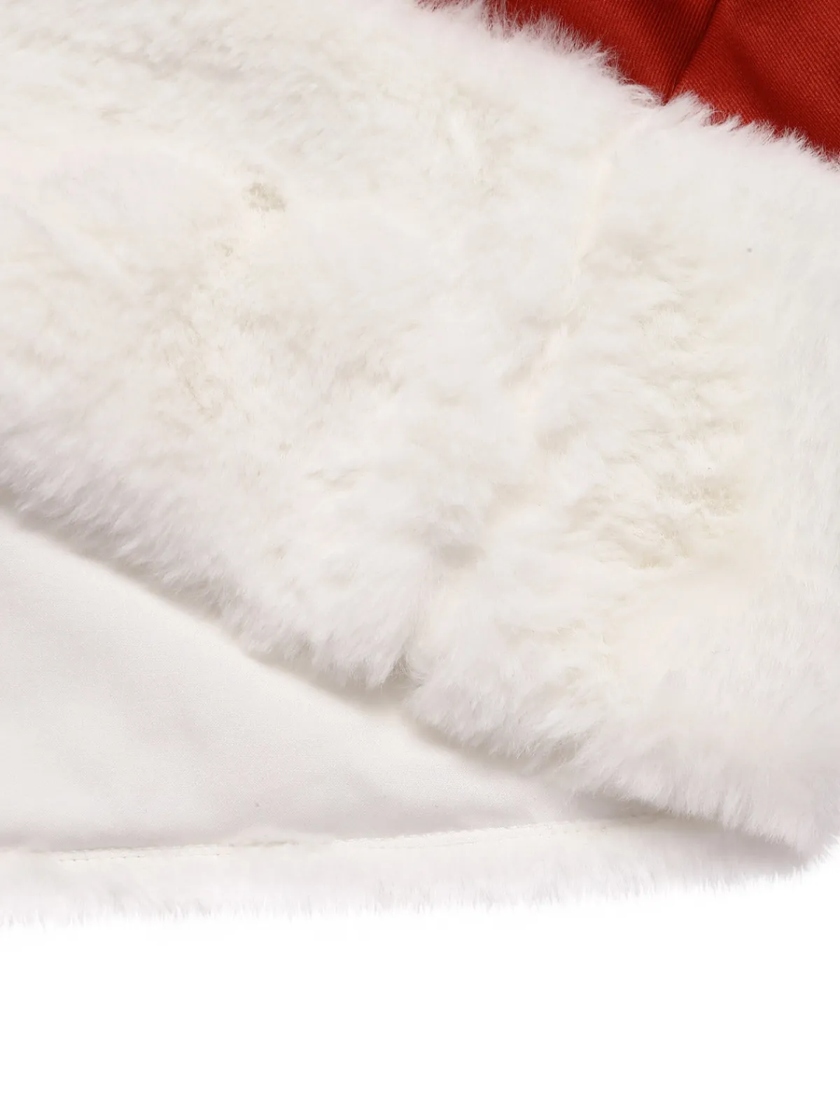 Discount Retro Stage 2PCS Christmas 1950s Strapless Bow Fur Dress & Shawl White & Red