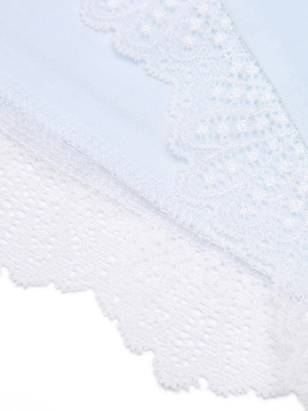 Best Retro Stage 2PCS 1940s Knot Lace Sleepwear Light Blue