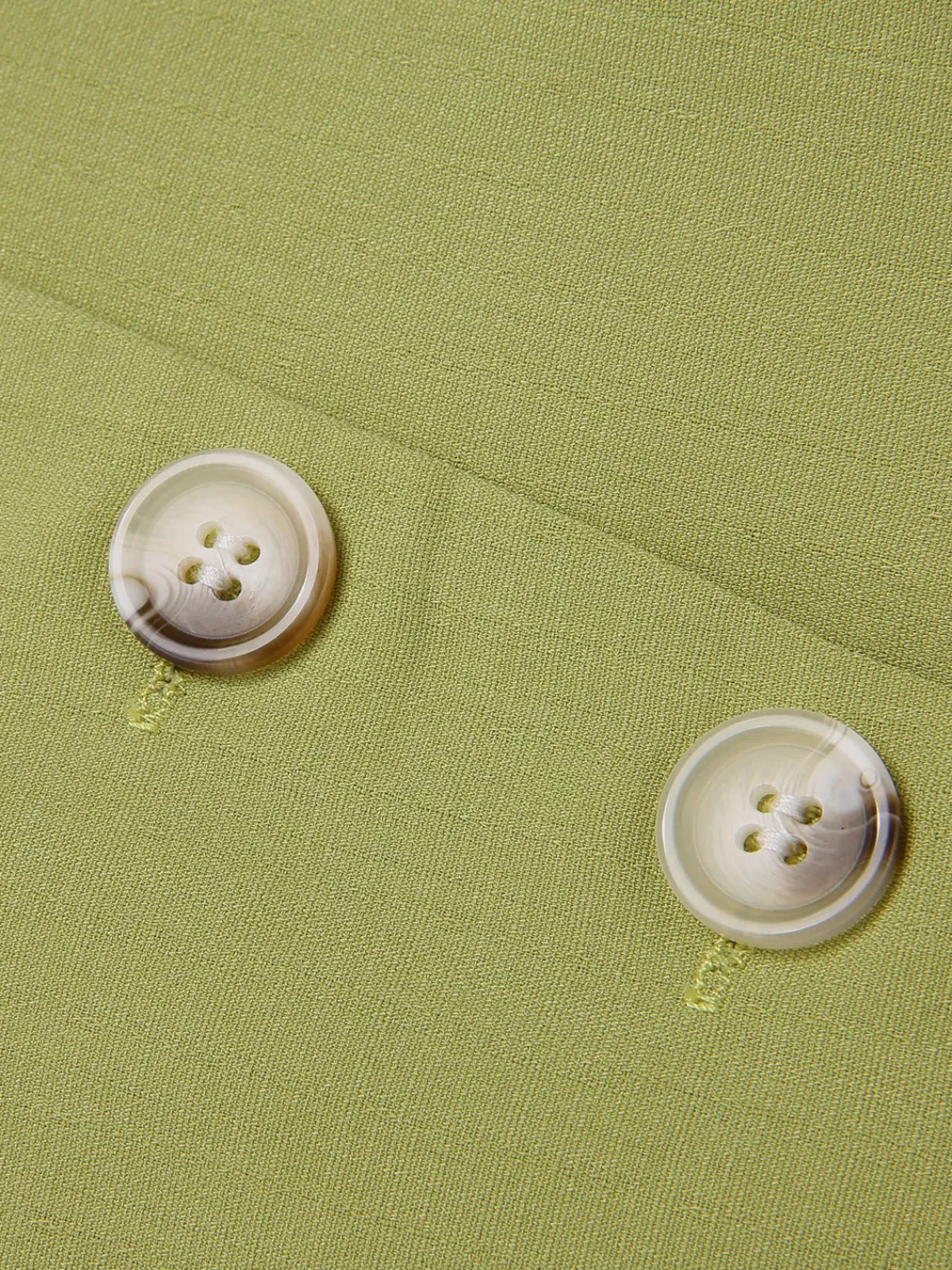 New Retro Stage 2PCS 1950s Solid Top & Shorts Light Green