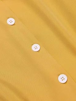 Outlet Retro Stage 2PCS 1950s Blouse Top & Suspender Pants Yellow Gray