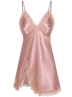 Outlet Retro Stage 2PCS 1970s Lace Suspender Nightdress & Robe