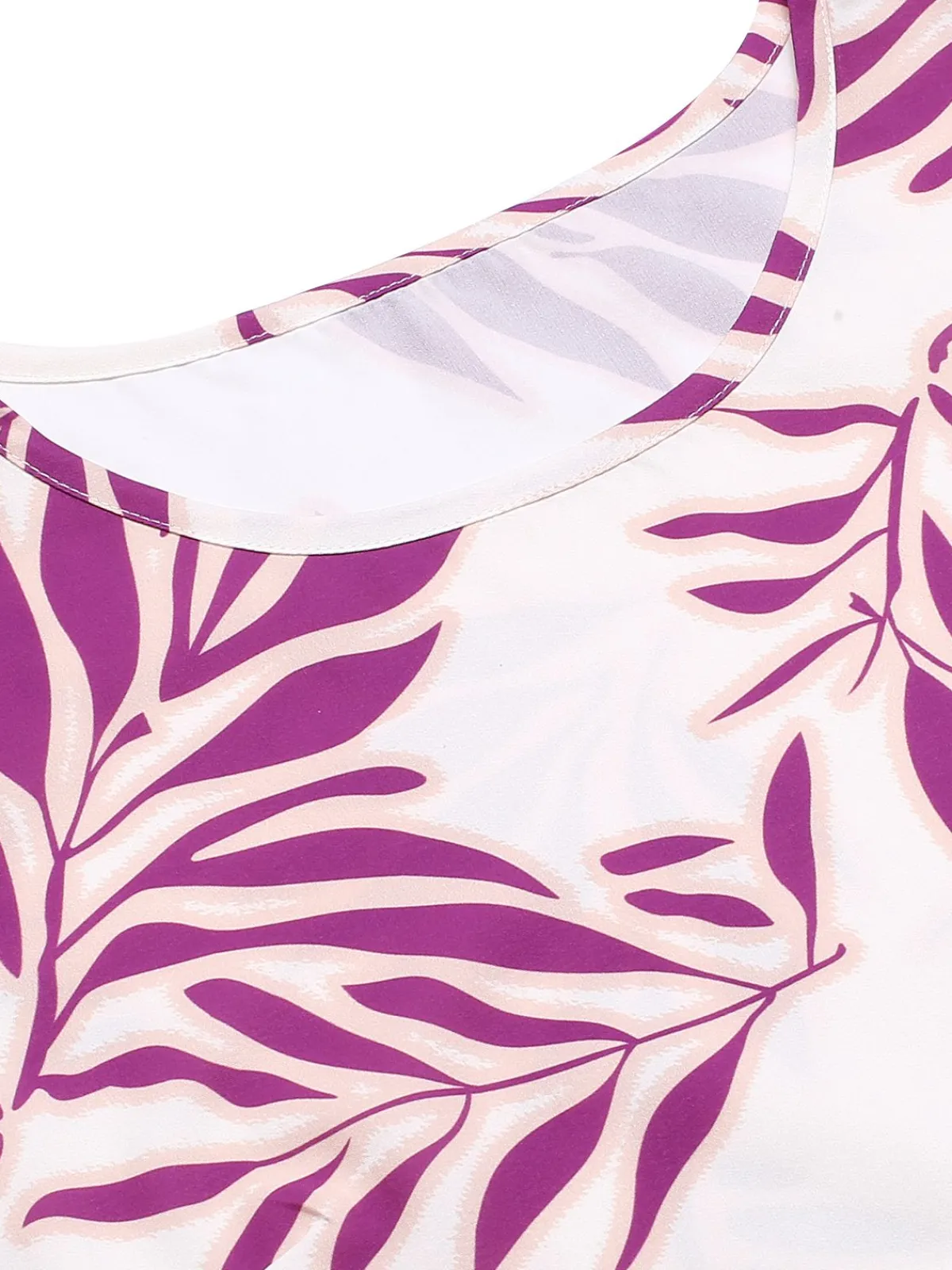 Clearance Retro Stage 2PCS 1940s Leaves Sleeveless Top & Cropped Pants White