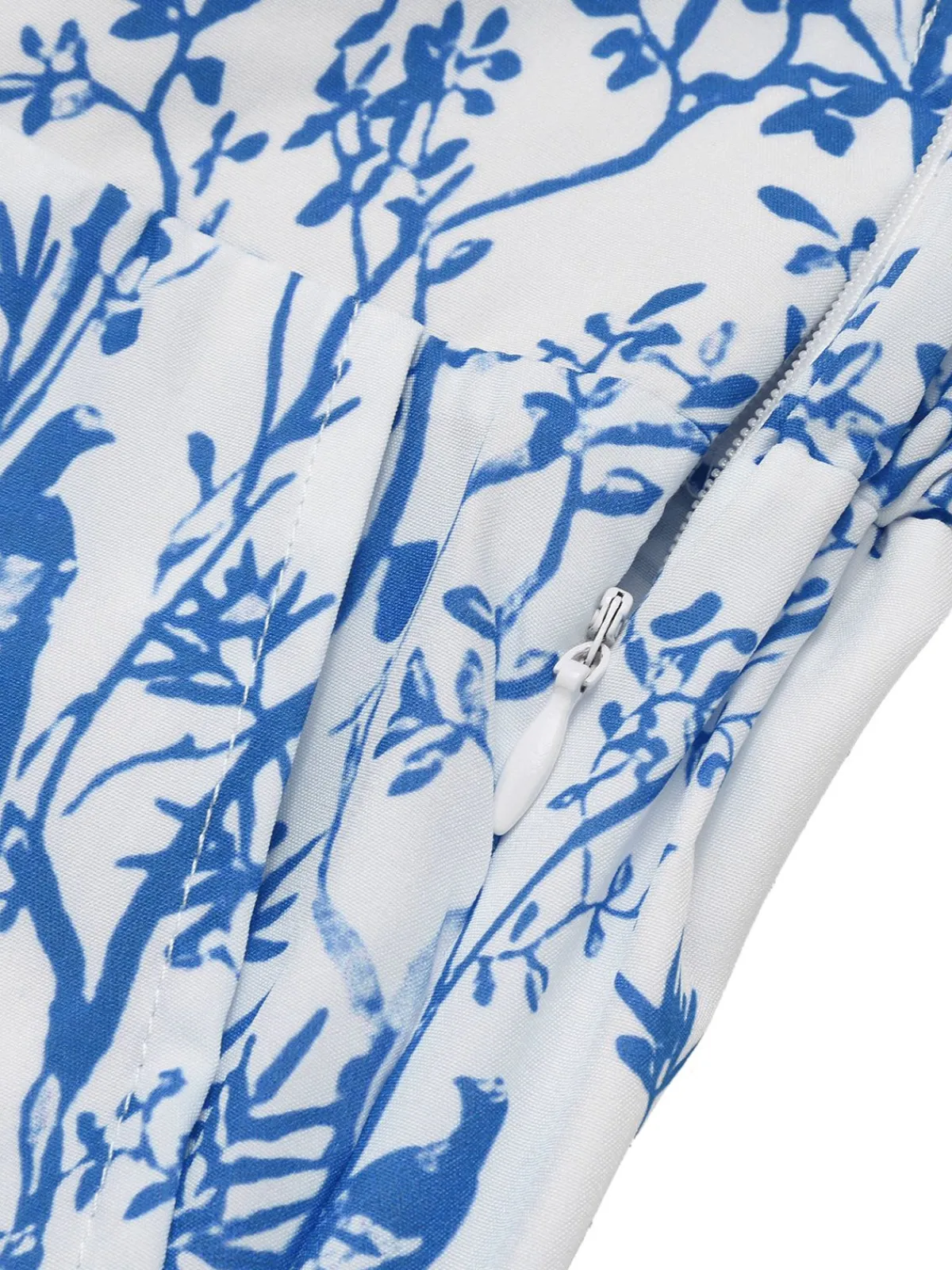 Hot Retro Stage 2PCS 1930s Solid Dolman Blouse & Floral Pants