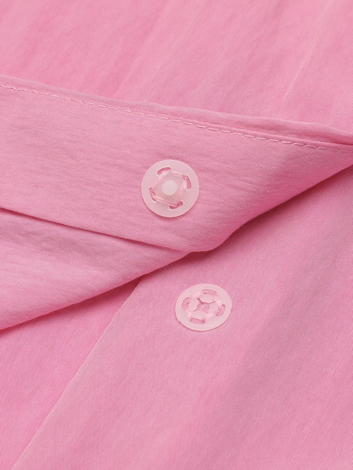 Best Retro Stage 1940s Doll Collar Solid Dress Pink