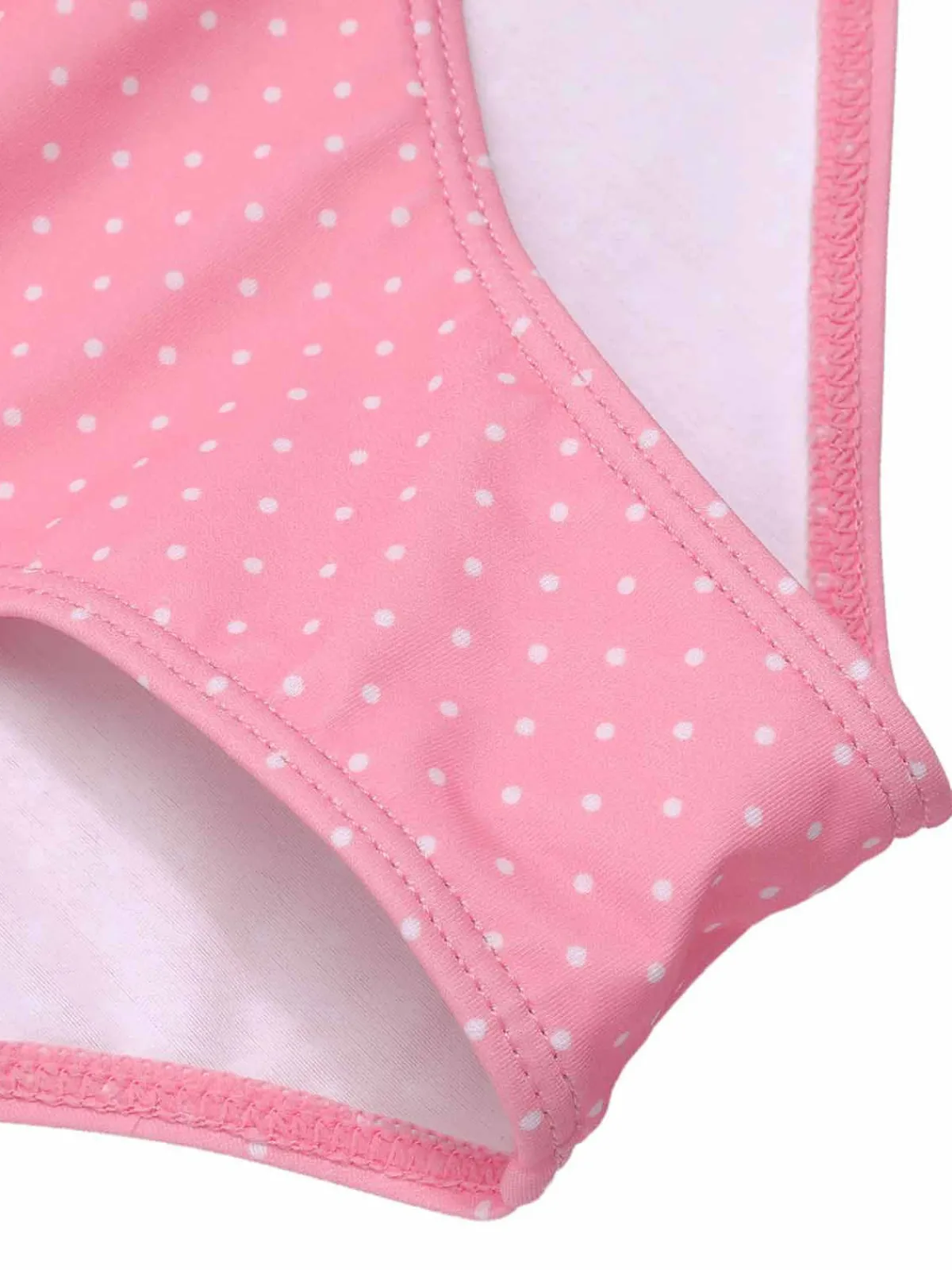 Hot Retro Stage Pink 1940s Floral Cross Halter Swimsuit