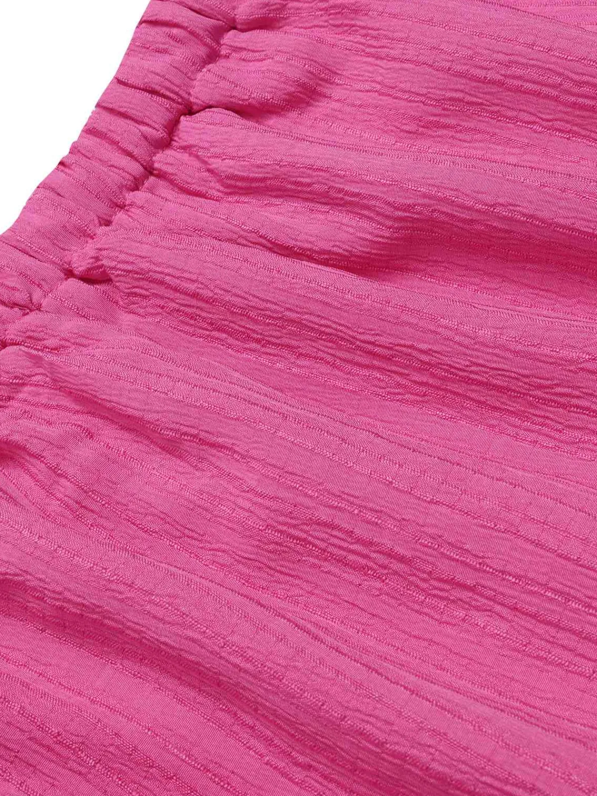 Fashion Retro Stage 1960s Solid Off-Shoulder Wideleg Jumpsuit Pink