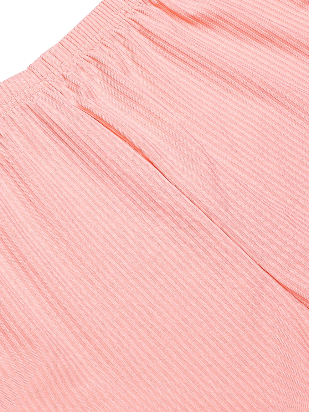 Sale Retro Stage 1930s Solid Ruffles Straps Pajamas Pink