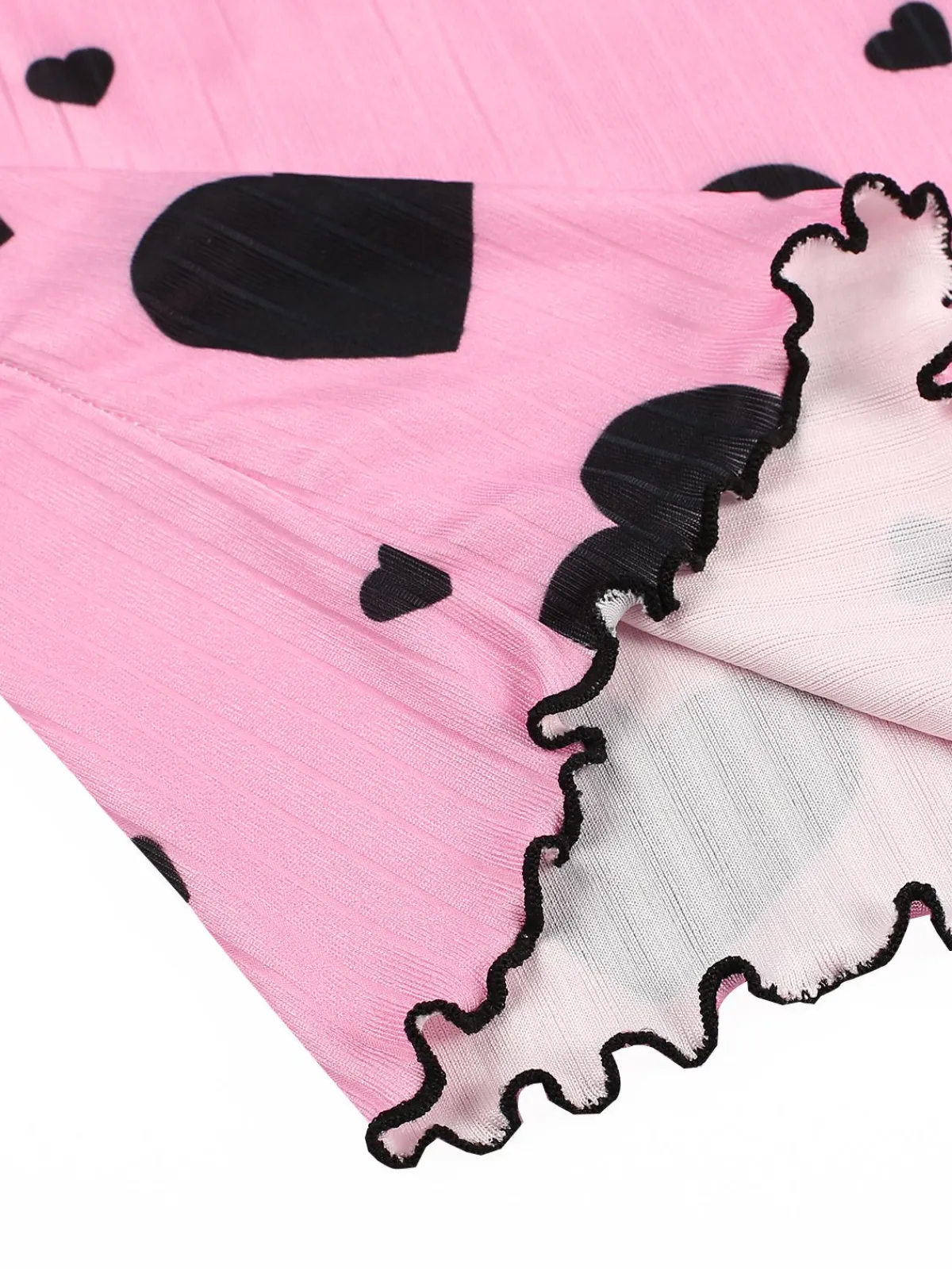 Clearance Retro Stage 1950s Spaghetti Strap Bow Heart Pajama Pink