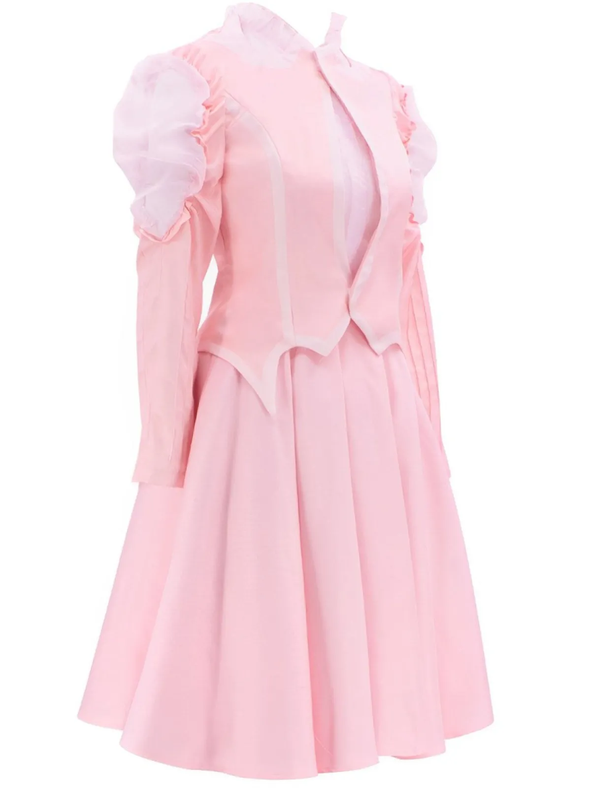 Hot Retro Stage 1960s Wicked-Inspired Glinda Costume Set Pink