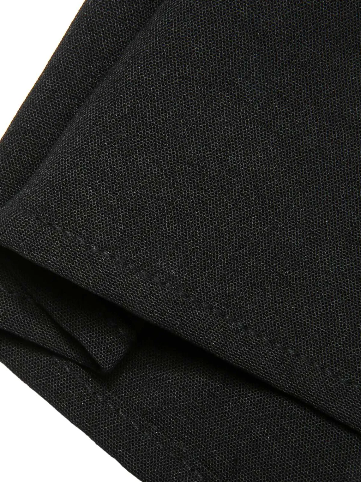 Best Retro Stage [Plus Size] 1930s Mesh Lantern Sleeve Belted Jumpsuit Black