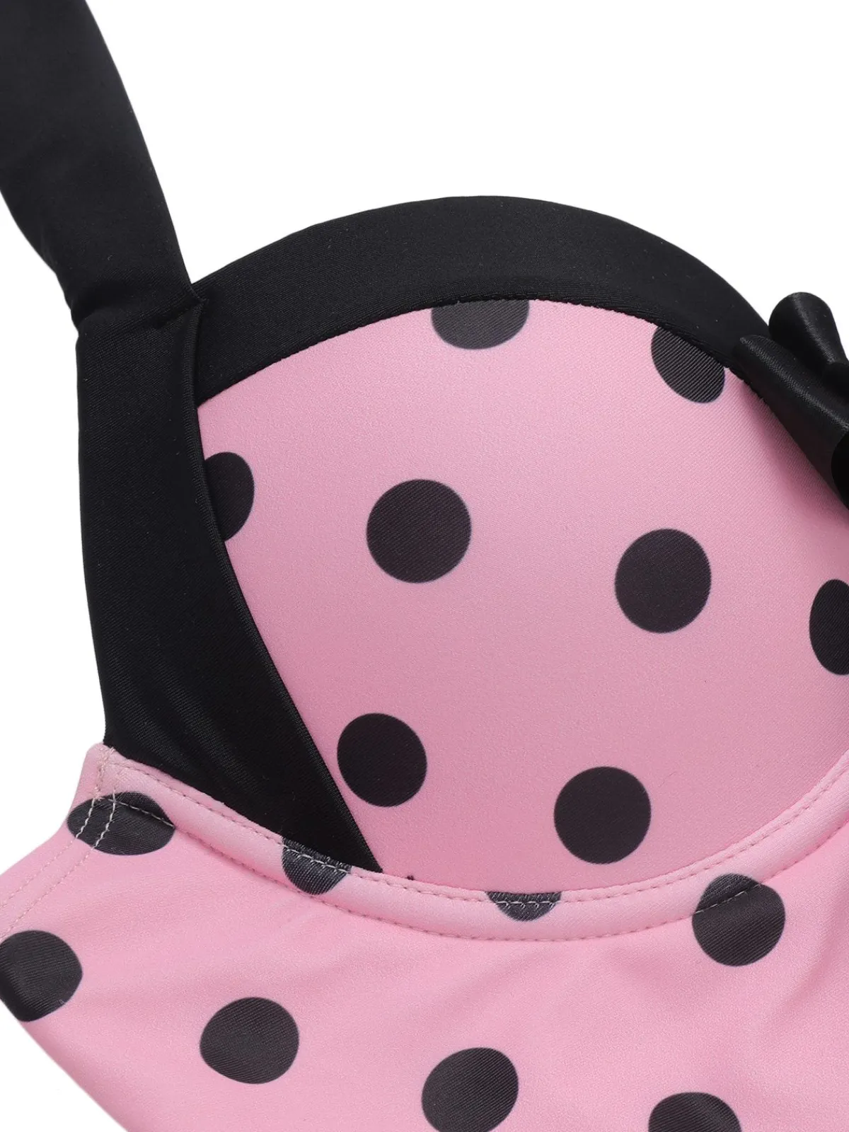 Outlet Retro Stage [Plus Size] Light Green 1940s Polka Dots Hater Swimsuit