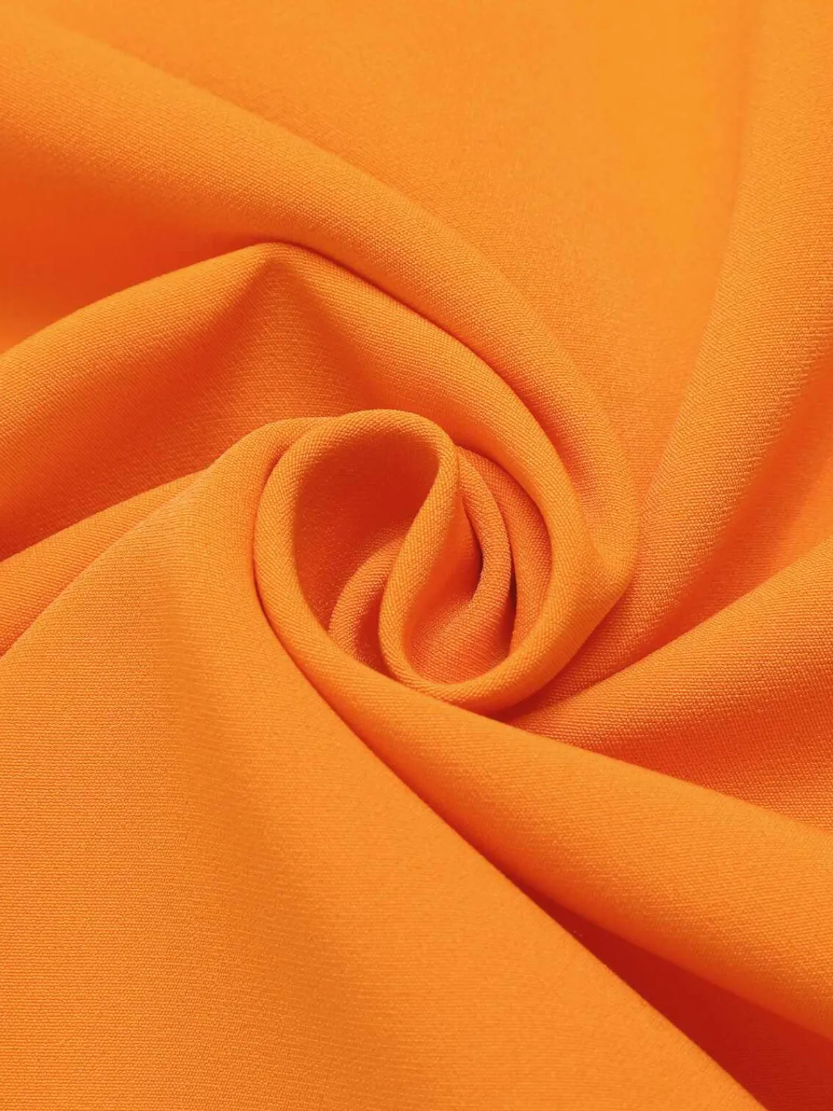 Online Retro Stage [Plus Size] 1960s Bow Patchwork Sleeveless Dress Orange