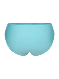 Discount Retro Stage [Plus Size] 1930S Daisy Bow Halter Skirt Swimsuit Blue Green