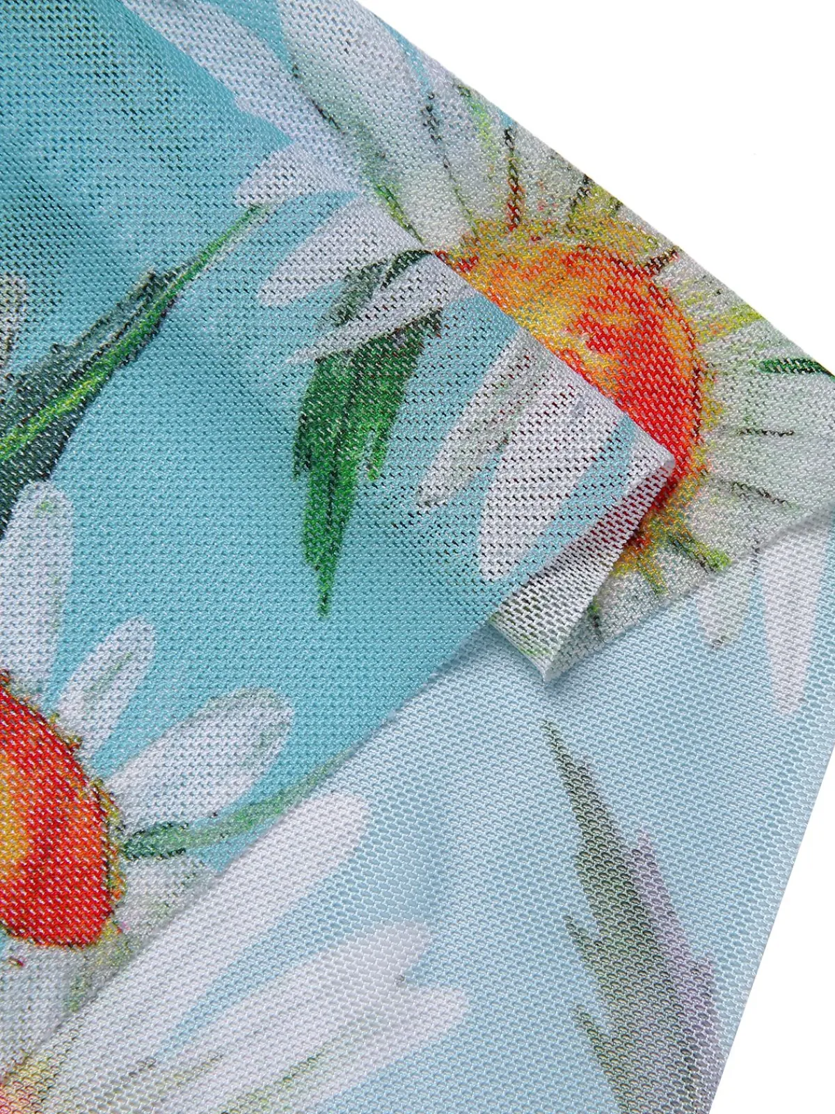 Discount Retro Stage [Plus Size] 1930S Daisy Bow Halter Skirt Swimsuit Blue Green