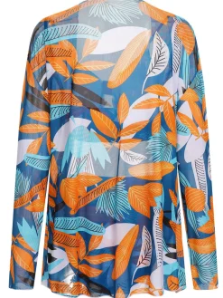 Online Retro Stage [Plus Size] 1940s Spaghetti Strap Print Swimsuit & Cover-Up