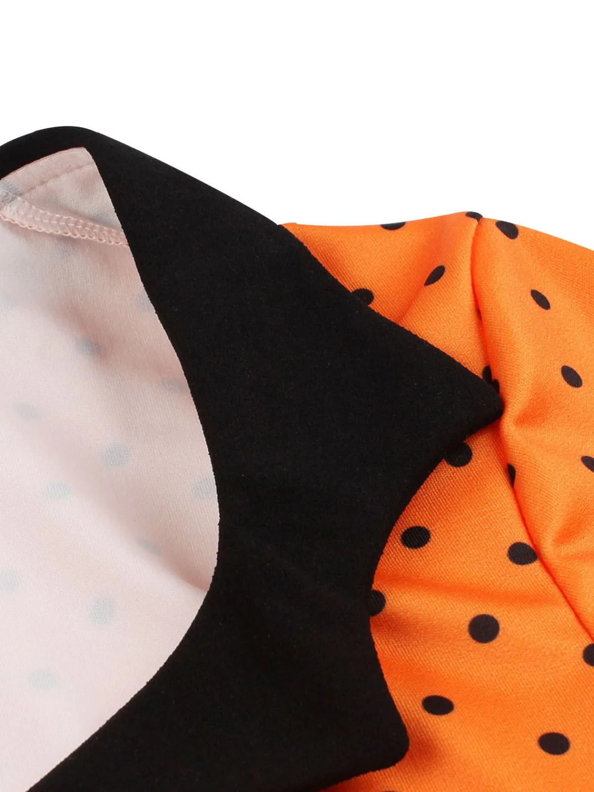 Online Retro Stage [Plus Size] 1950s Square Neck Polka Dot Dress