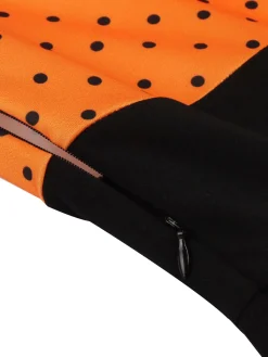 Online Retro Stage [Plus Size] 1950s Square Neck Polka Dot Dress