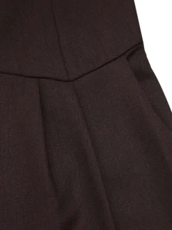 Outlet Retro Stage [Pre-Sale] 1950s Button Suspender Pants Dark Brown