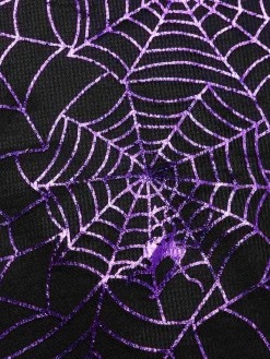 Outlet Retro Stage 1950s Laser Mesh Spiderweb Halter Dress Purple