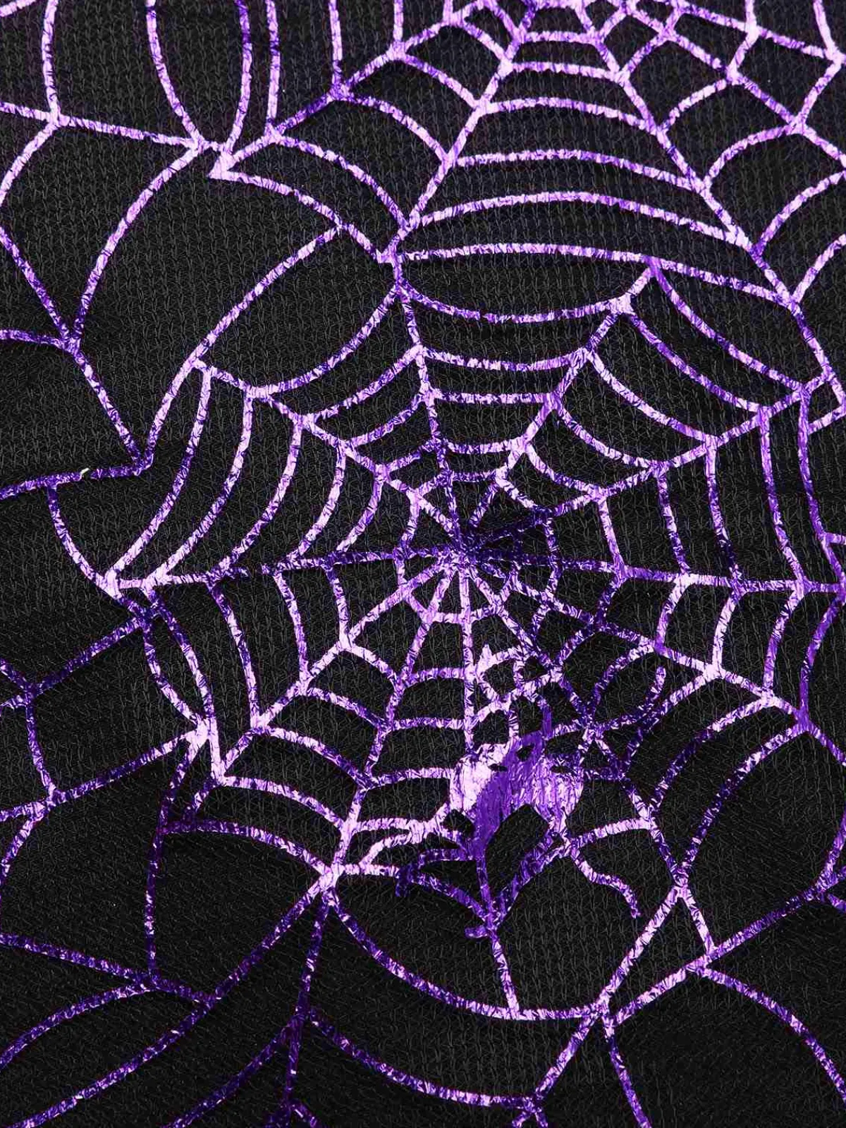 Outlet Retro Stage 1950s Laser Mesh Spiderweb Halter Dress Purple