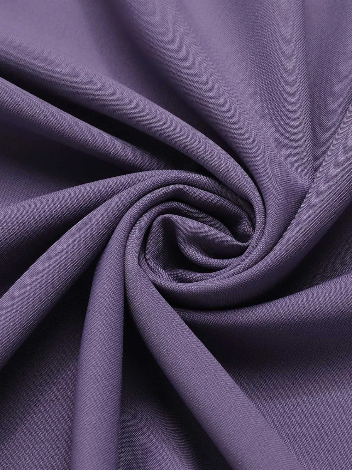 Online Retro Stage 1940s Solid Skirt with Belt Purple