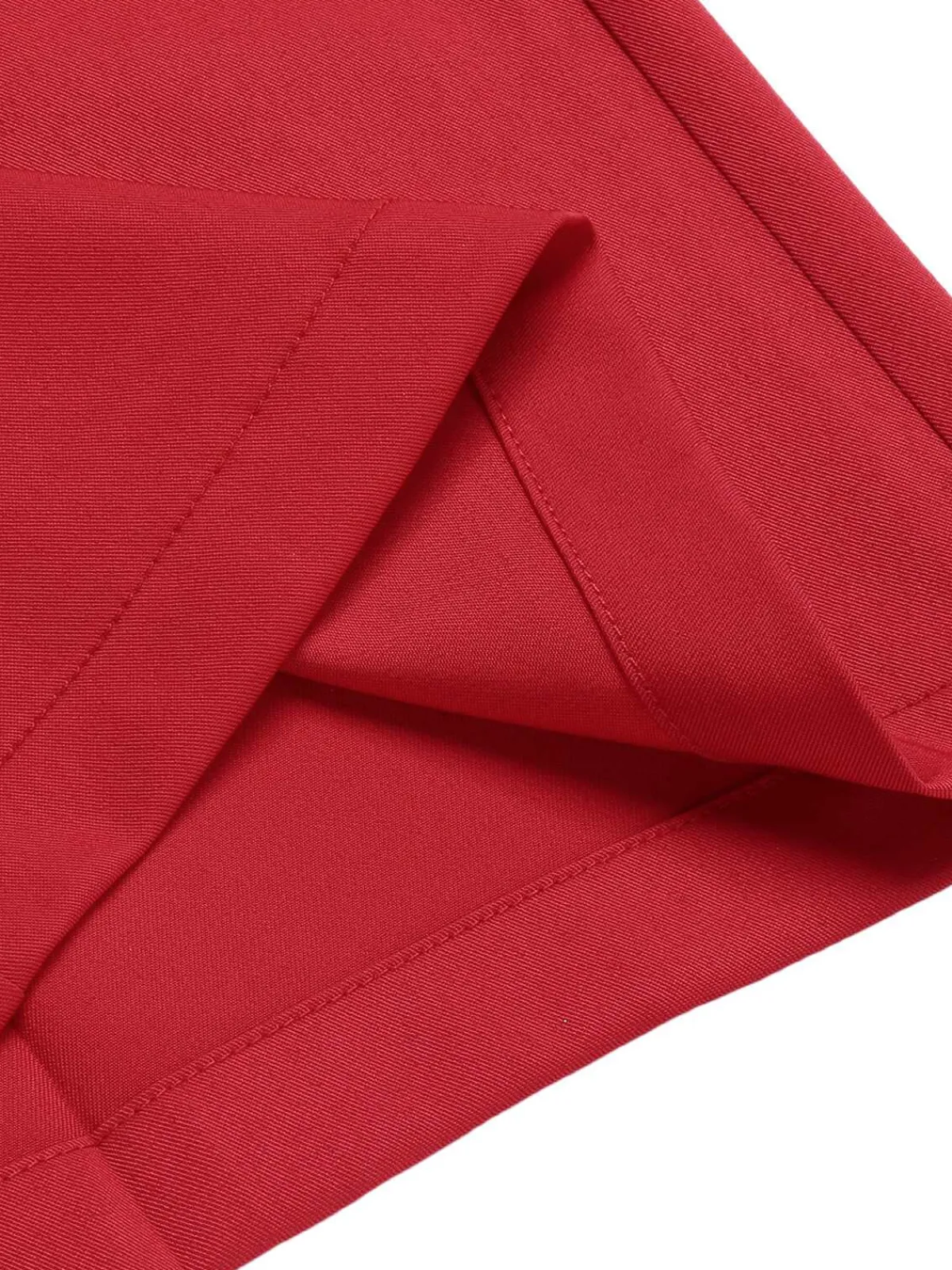 Online Retro Stage 1930s Cherry Cupcake Strap Jumpsuit Red