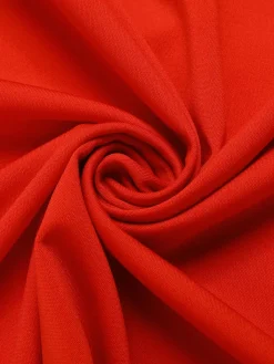 Fashion Retro Stage 1960s One Shoulder Slit Long Dress Red