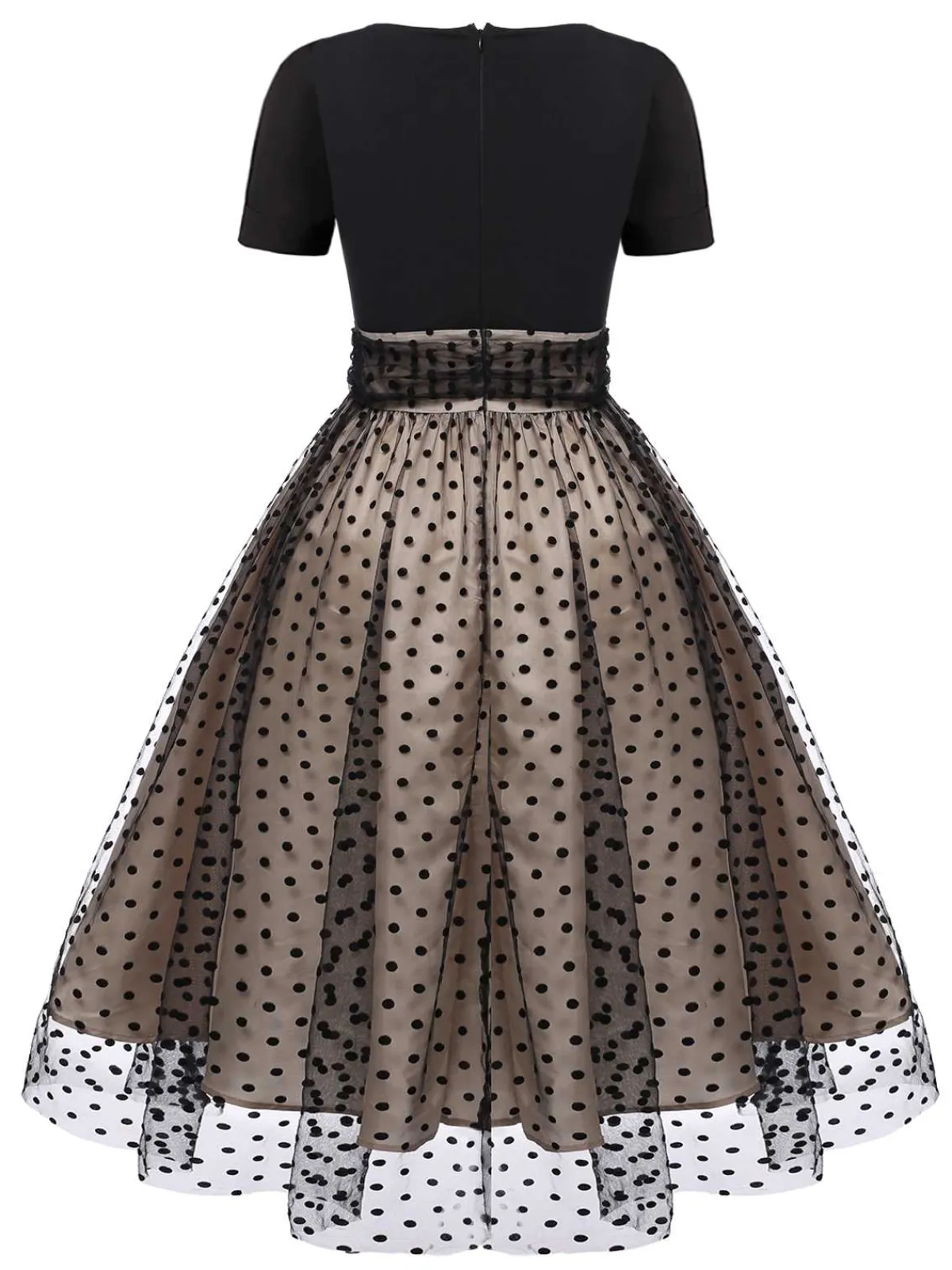 Hot Retro Stage Red 1950s Polka Dot Swing Vintage Dress