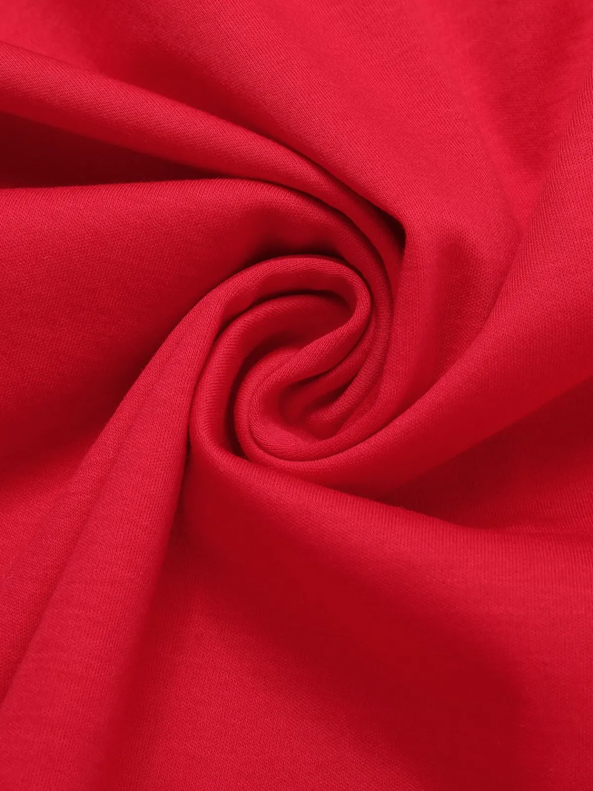 Online Retro Stage 1960s Shirring Bow Solid Wrap Dress Red