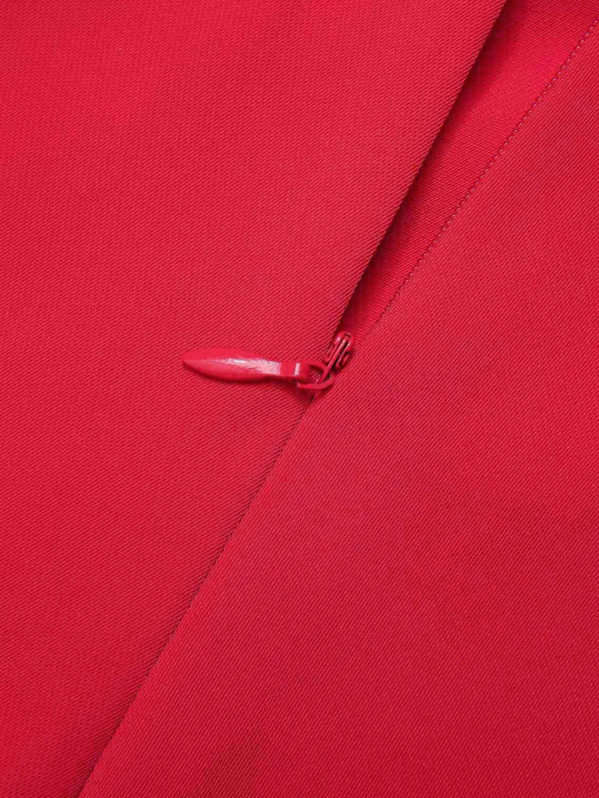 Outlet Retro Stage 1950s Strawberry Cross Halter Jumpsuit Red