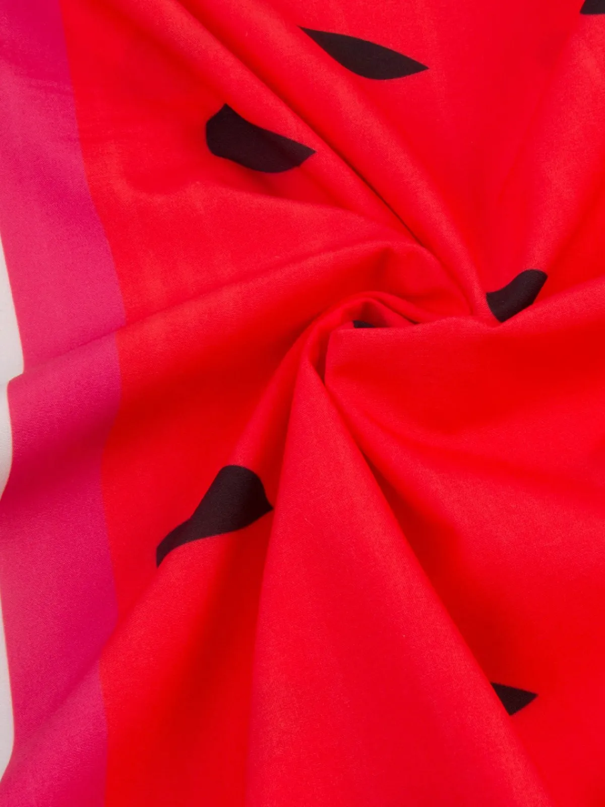 Best Retro Stage 1950s Watermelon Patchwork Dress Red