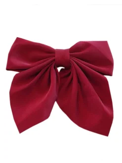 New Retro Stage Retro All-match Solid Bow Hairpin