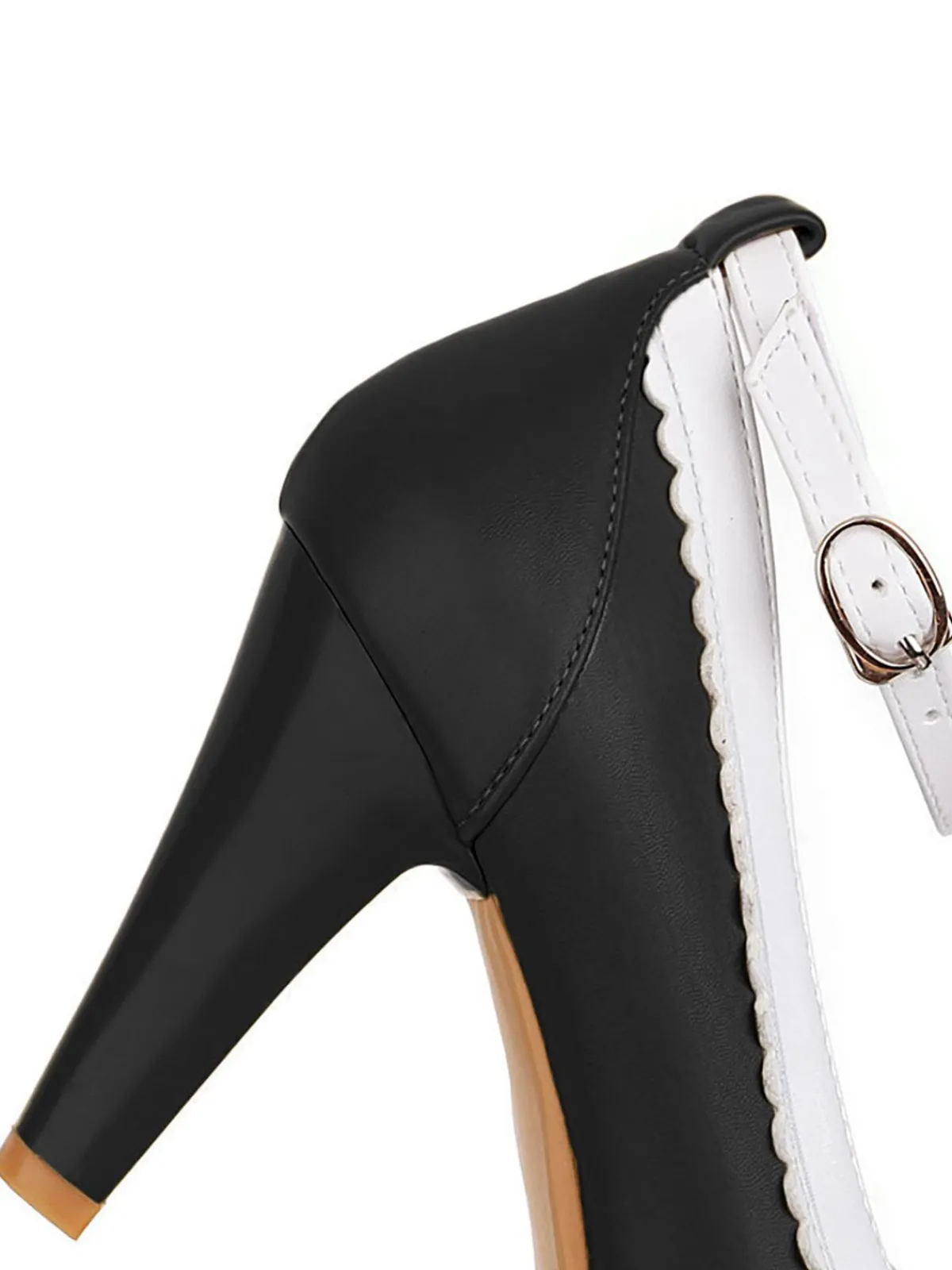 New Retro Stage Retro Ankle Strap High Heels Shoes